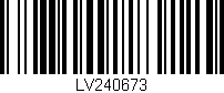 Código de barras (EAN, GTIN, SKU, ISBN): 'LV240673'