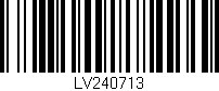 Código de barras (EAN, GTIN, SKU, ISBN): 'LV240713'