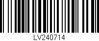 Código de barras (EAN, GTIN, SKU, ISBN): 'LV240714'