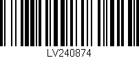 Código de barras (EAN, GTIN, SKU, ISBN): 'LV240874'
