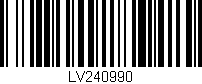 Código de barras (EAN, GTIN, SKU, ISBN): 'LV240990'