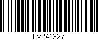 Código de barras (EAN, GTIN, SKU, ISBN): 'LV241327'