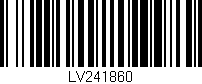 Código de barras (EAN, GTIN, SKU, ISBN): 'LV241860'
