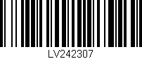 Código de barras (EAN, GTIN, SKU, ISBN): 'LV242307'