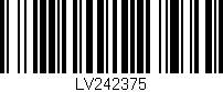 Código de barras (EAN, GTIN, SKU, ISBN): 'LV242375'