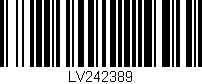 Código de barras (EAN, GTIN, SKU, ISBN): 'LV242389'
