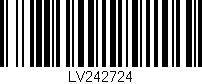 Código de barras (EAN, GTIN, SKU, ISBN): 'LV242724'