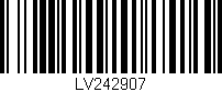 Código de barras (EAN, GTIN, SKU, ISBN): 'LV242907'