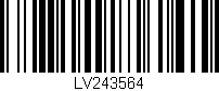 Código de barras (EAN, GTIN, SKU, ISBN): 'LV243564'