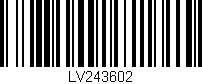 Código de barras (EAN, GTIN, SKU, ISBN): 'LV243602'