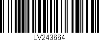 Código de barras (EAN, GTIN, SKU, ISBN): 'LV243664'