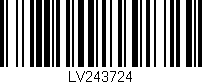 Código de barras (EAN, GTIN, SKU, ISBN): 'LV243724'