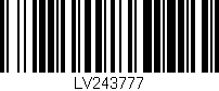 Código de barras (EAN, GTIN, SKU, ISBN): 'LV243777'