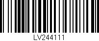 Código de barras (EAN, GTIN, SKU, ISBN): 'LV244111'