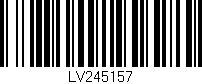 Código de barras (EAN, GTIN, SKU, ISBN): 'LV245157'