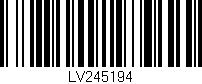 Código de barras (EAN, GTIN, SKU, ISBN): 'LV245194'