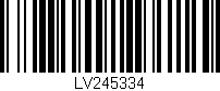 Código de barras (EAN, GTIN, SKU, ISBN): 'LV245334'