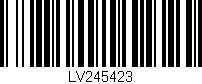 Código de barras (EAN, GTIN, SKU, ISBN): 'LV245423'