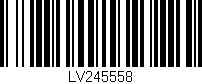 Código de barras (EAN, GTIN, SKU, ISBN): 'LV245558'