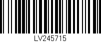 Código de barras (EAN, GTIN, SKU, ISBN): 'LV245715'