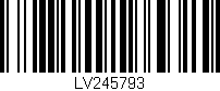 Código de barras (EAN, GTIN, SKU, ISBN): 'LV245793'