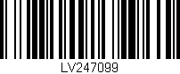 Código de barras (EAN, GTIN, SKU, ISBN): 'LV247099'