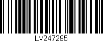 Código de barras (EAN, GTIN, SKU, ISBN): 'LV247295'