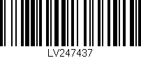 Código de barras (EAN, GTIN, SKU, ISBN): 'LV247437'
