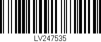 Código de barras (EAN, GTIN, SKU, ISBN): 'LV247535'