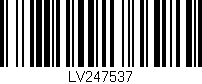 Código de barras (EAN, GTIN, SKU, ISBN): 'LV247537'