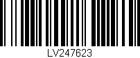 Código de barras (EAN, GTIN, SKU, ISBN): 'LV247623'