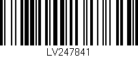 Código de barras (EAN, GTIN, SKU, ISBN): 'LV247841'
