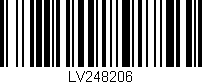 Código de barras (EAN, GTIN, SKU, ISBN): 'LV248206'