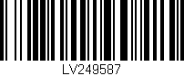 Código de barras (EAN, GTIN, SKU, ISBN): 'LV249587'