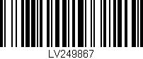 Código de barras (EAN, GTIN, SKU, ISBN): 'LV249867'