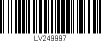 Código de barras (EAN, GTIN, SKU, ISBN): 'LV249997'