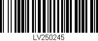 Código de barras (EAN, GTIN, SKU, ISBN): 'LV250245'