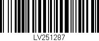Código de barras (EAN, GTIN, SKU, ISBN): 'LV251287'