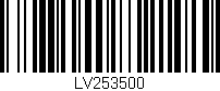 Código de barras (EAN, GTIN, SKU, ISBN): 'LV253500'