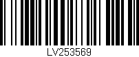 Código de barras (EAN, GTIN, SKU, ISBN): 'LV253569'