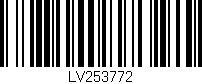 Código de barras (EAN, GTIN, SKU, ISBN): 'LV253772'