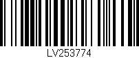 Código de barras (EAN, GTIN, SKU, ISBN): 'LV253774'