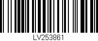 Código de barras (EAN, GTIN, SKU, ISBN): 'LV253861'