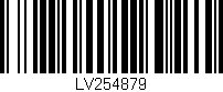Código de barras (EAN, GTIN, SKU, ISBN): 'LV254879'