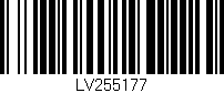 Código de barras (EAN, GTIN, SKU, ISBN): 'LV255177'