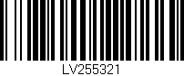 Código de barras (EAN, GTIN, SKU, ISBN): 'LV255321'