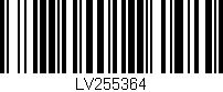 Código de barras (EAN, GTIN, SKU, ISBN): 'LV255364'