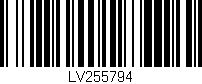 Código de barras (EAN, GTIN, SKU, ISBN): 'LV255794'