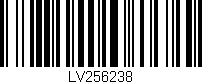 Código de barras (EAN, GTIN, SKU, ISBN): 'LV256238'