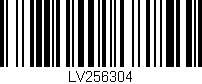 Código de barras (EAN, GTIN, SKU, ISBN): 'LV256304'